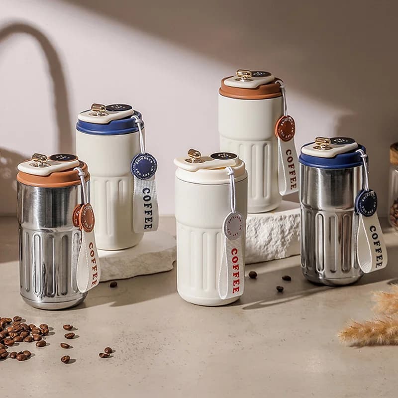 450ml Sıcaklık Göstergeli Termos Bardak