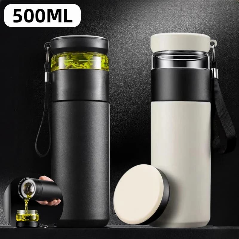 500ml Çay Demlikli Vakumlu Şişe