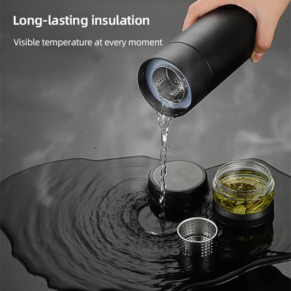500ml Çay Demlikli Vakumlu Şişe
