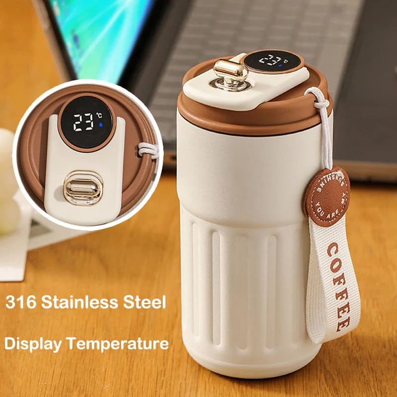 450ml Sıcaklık Göstergeli Termos Bardak
