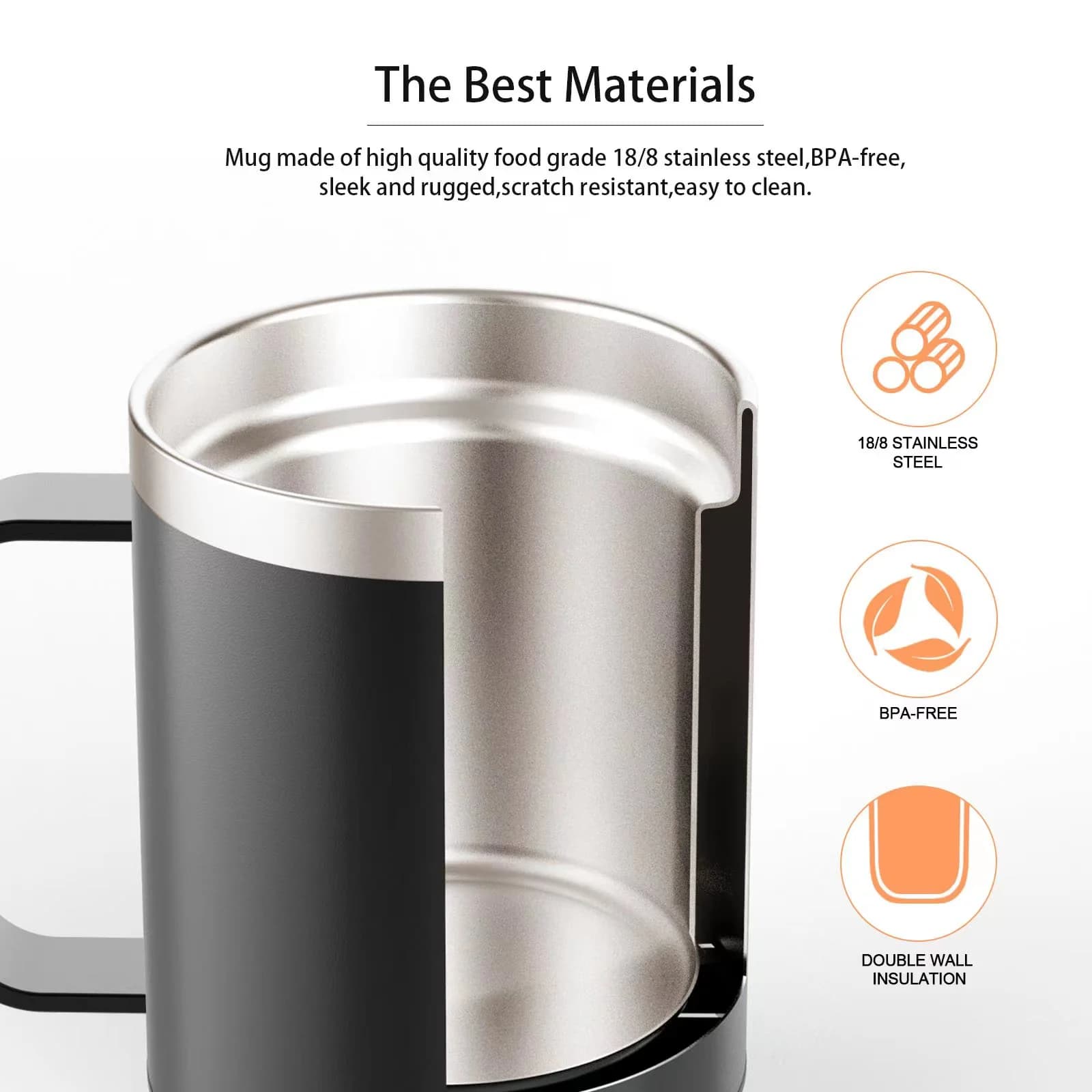 12oz USB Isıtmalı Kahve Kupası