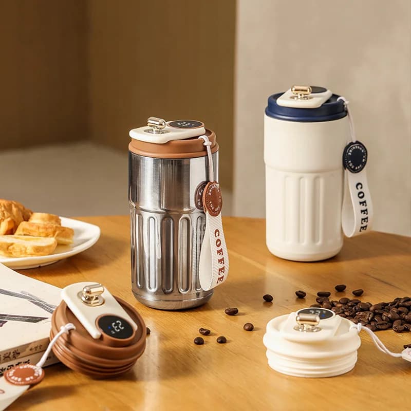 450ml Sıcaklık Göstergeli Termos Bardak